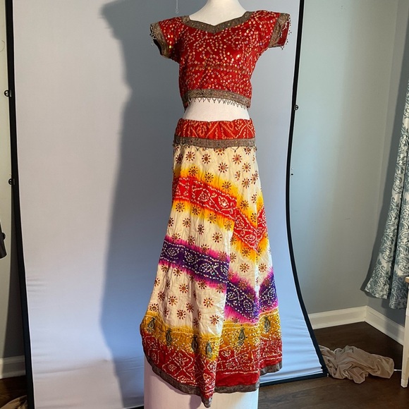 Vibrant Dopamine Bollywood Outfit in a Stunning Array of Colors, Hand Made - Picture 9 of 16